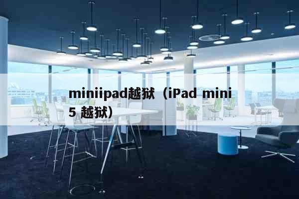 miniipad越狱（iPad mini5 越狱） 科普